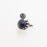 Sodalite and Sterling Silver Statement Ring