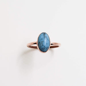 Turquoise & Copper Stacking Ring