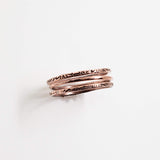 Copper Stacking Rings-Set of 3