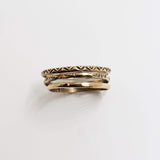 Brass Stacking Rings-Set of 3