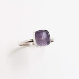 Amethyst & Sterling Stacking Ring