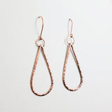 Copper Teardrop Earrings