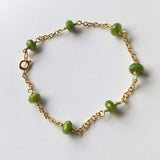 Green & Gold Bracelet Set